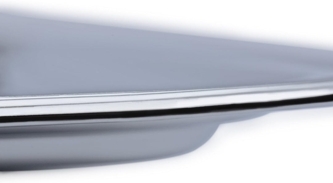 APS 3 x Partyplatte, Servierplatte, Serviertablett, Fischplatte, Obstplatte Metall - 53 cm x 32,5 cm