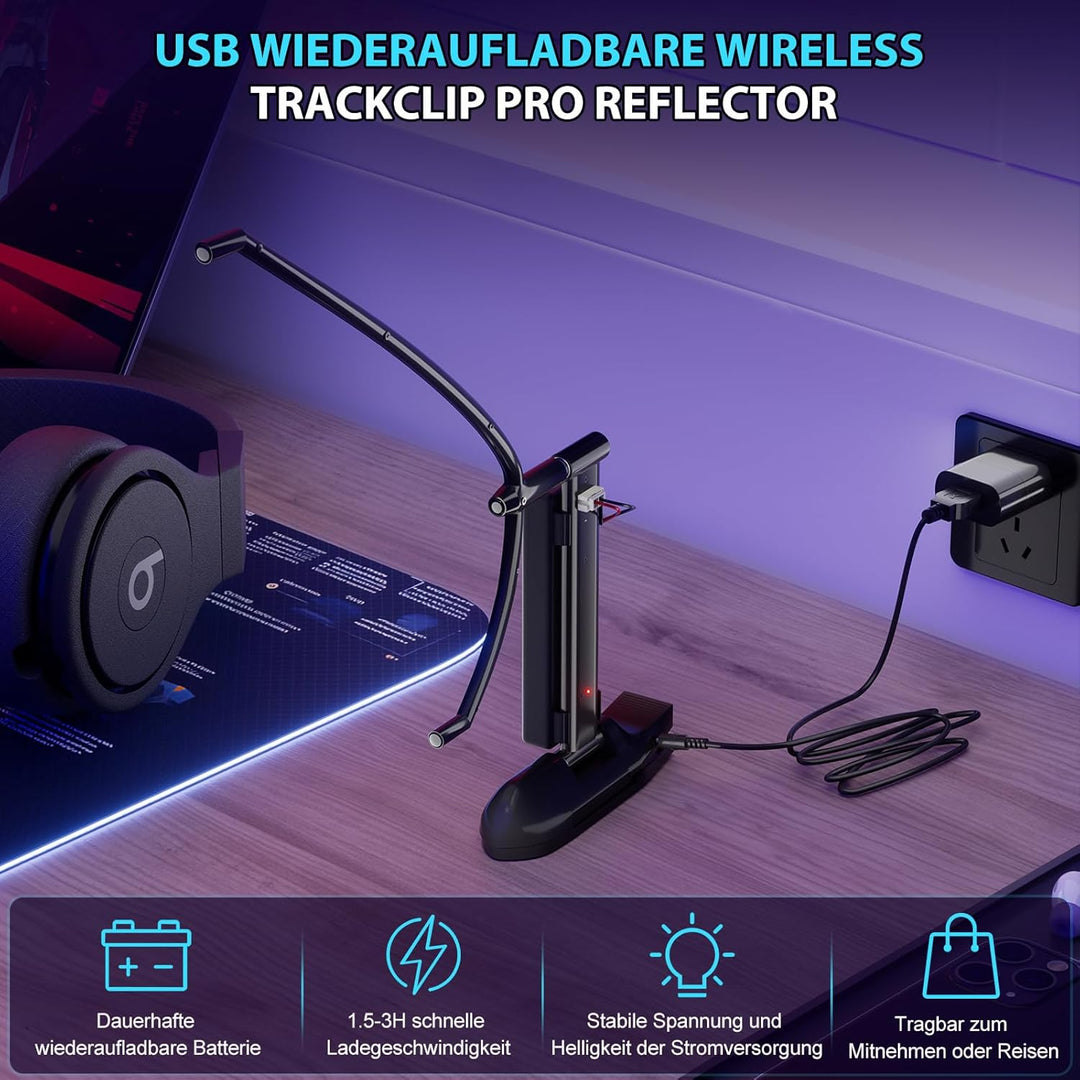 ANRAIE Drahtloser LED-Clip TrackClip Pro Reflektor （Passend zum TrackNP 5 6DOF Head Tracking System