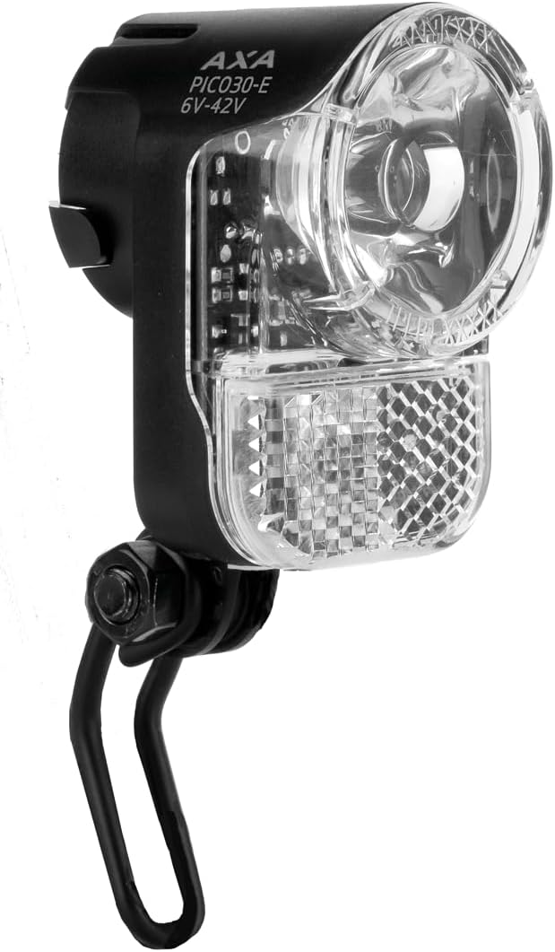 AXA 1X Vorderlampe Scheinwerfer Pico Frontleuchte, schwarz, PICO30