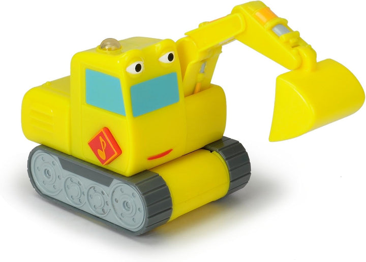 Dickie Toys - Helden der Stadt, Bernd Bagger, der Bagger mit Licht, originalen Liedern, Sounds und F