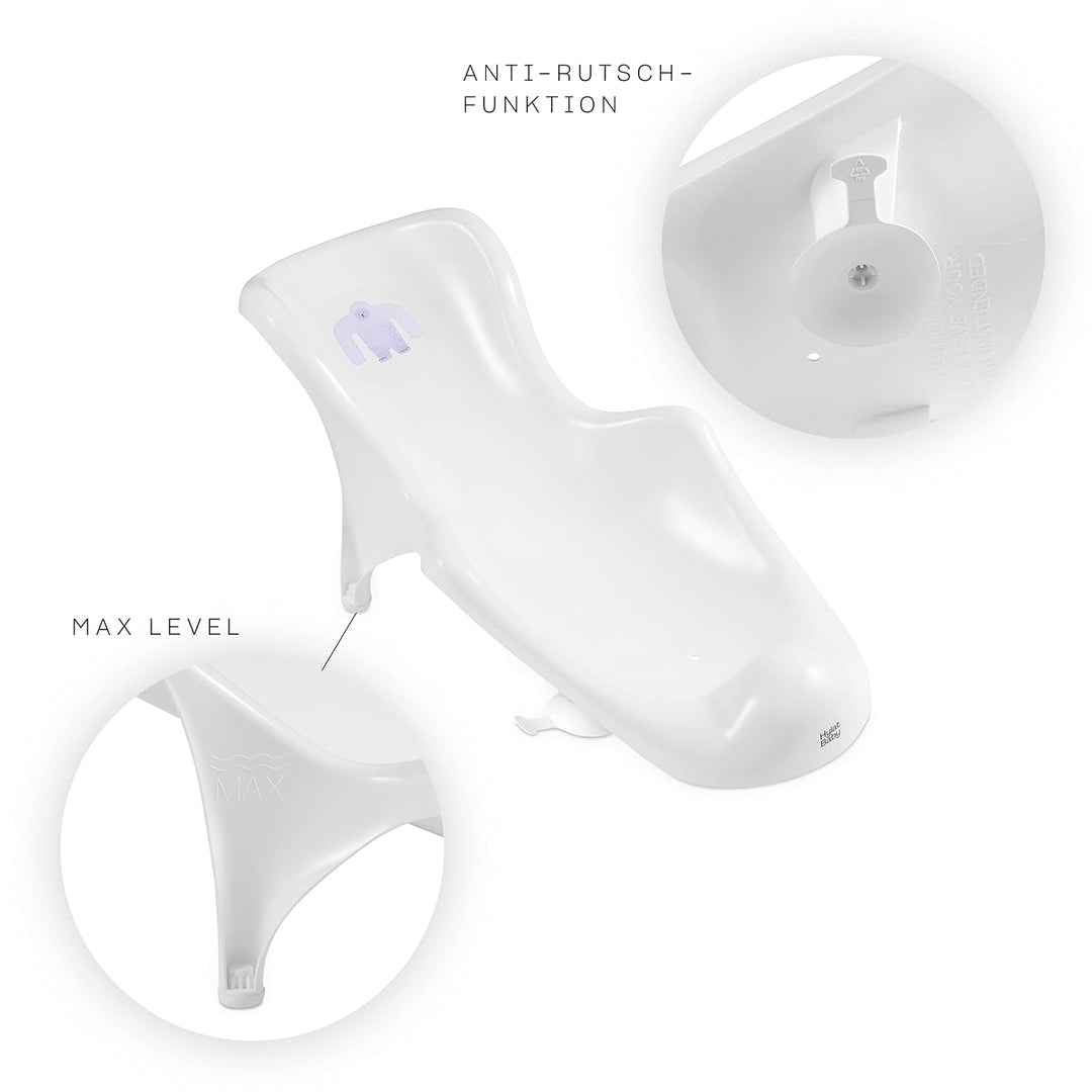 Hylat Baby Badewanneneinsatz Baby - wertvolle Badehilfe für Säuglinge und Babys von Geburt bis ca. 6