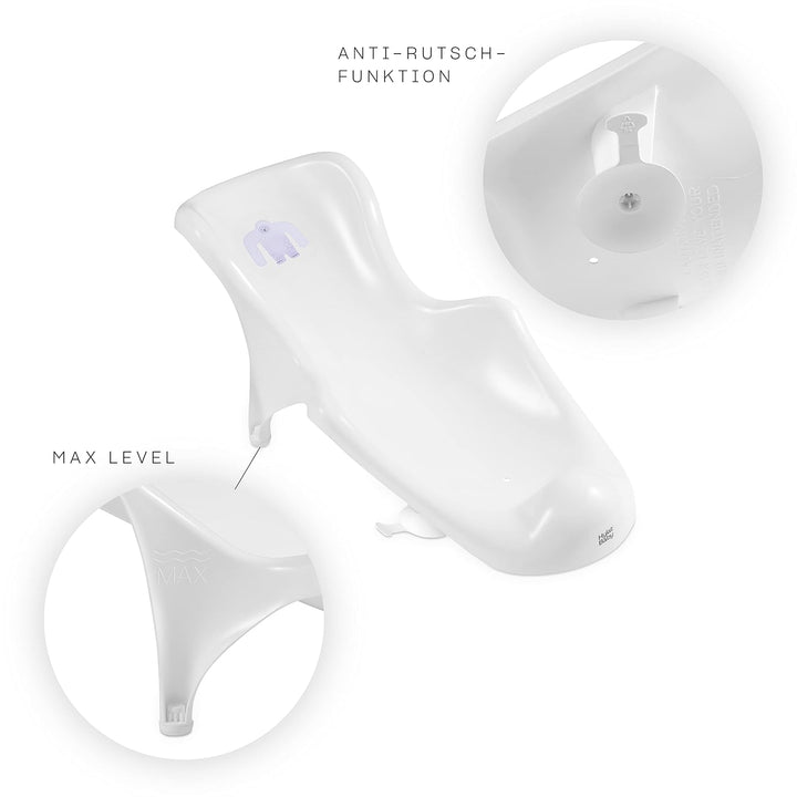 Hylat Baby Badewanneneinsatz Baby - wertvolle Badehilfe für Säuglinge und Babys von Geburt bis ca. 6