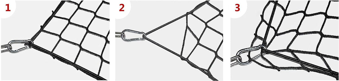 TrunkExpert Kofferraum Netz Kompatibel mit Mercedes M klasse w166 - ML III gen. SUV: 2011-2015 Gepäc