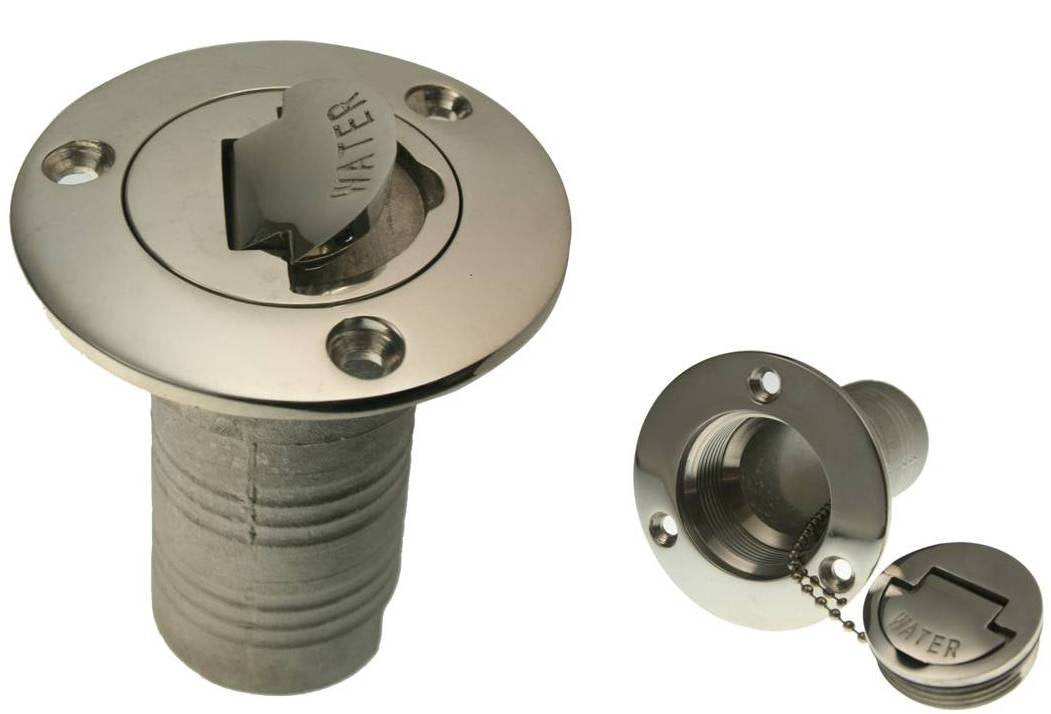 ARBO-INOX Einfüllstutzen Edelstahl, Wasser, 38mm Anschluss