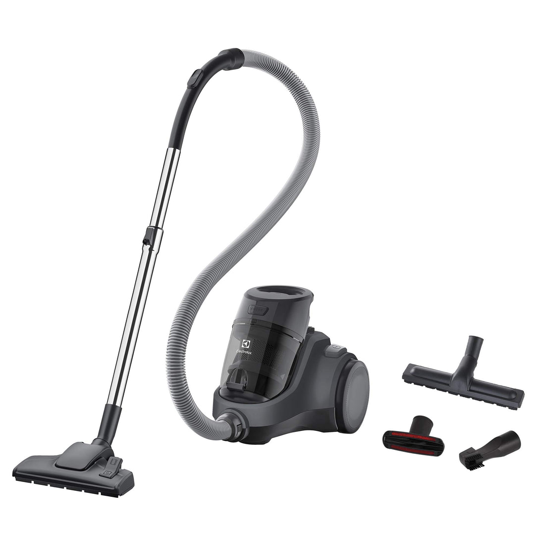 Electrolux Ec41-4T Ease C4 beutelloser Staubsauger, 750 W, 80 Dezibel, Stahl, Schwarz, 1,8 Liter