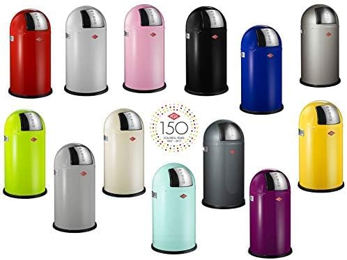 Wesco Abfallsammler Pushboy Junior 22 Liter silber