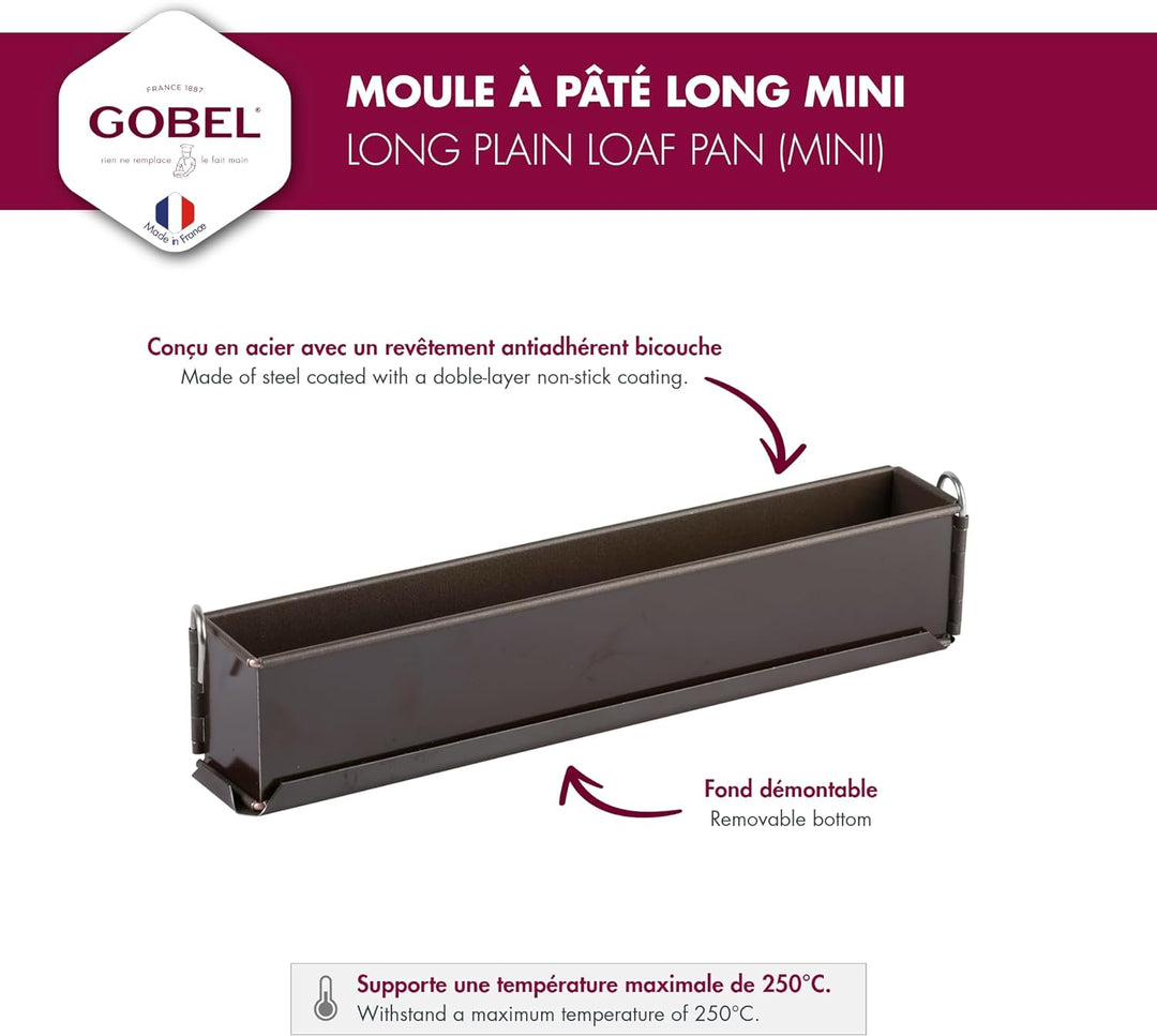 Gobel 219410 Teig lang-Uni Mini-Antihaftbeschichtung