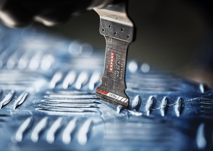 Bosch Professional 5x Sägeblatt Expert MultiMax AIZ 32 APIT (für Edelstahlbleche, Breite 32 mm, Zube