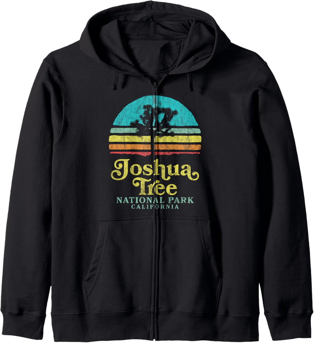 Vintage Joshua Tree National Park Retro Kapuzenjacke