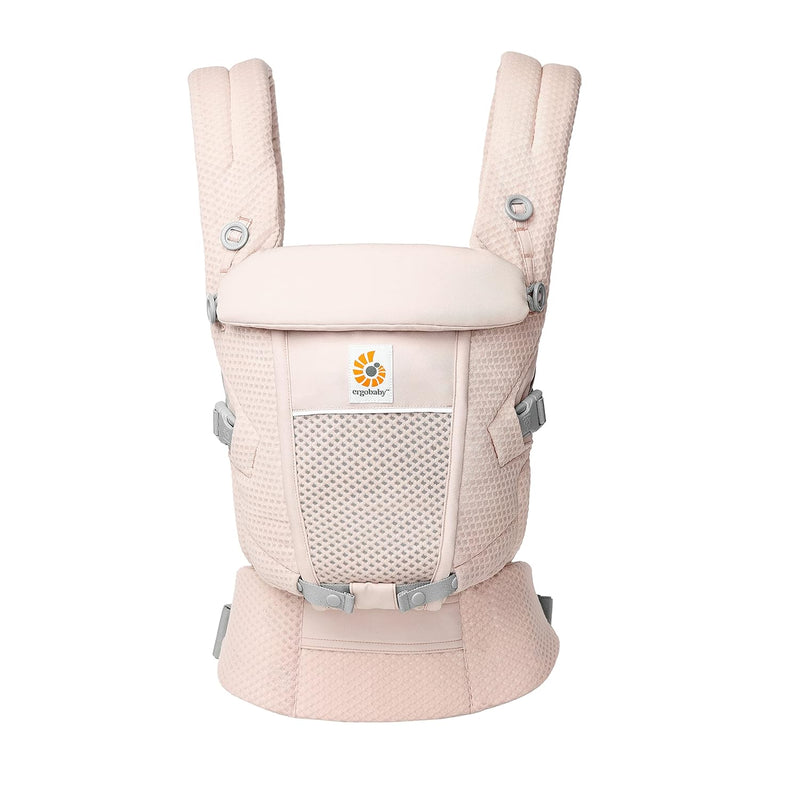 Ergobaby Adapt Babytrage für Neugeborene ab Geburt, 3-Positionen SoftFlex Mesh Ergonomische Babybauc