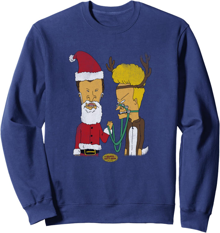 Beavis and Butt-Head Polaroid Christmas Sweatshirt