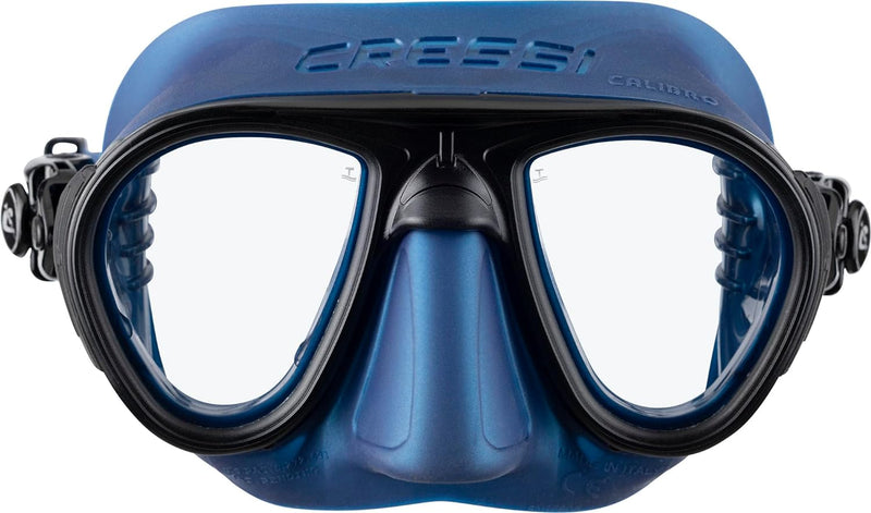 Cressi Calibro Tauchmaske Blau Nery/Schwarz, Blau Nery/Schwarz