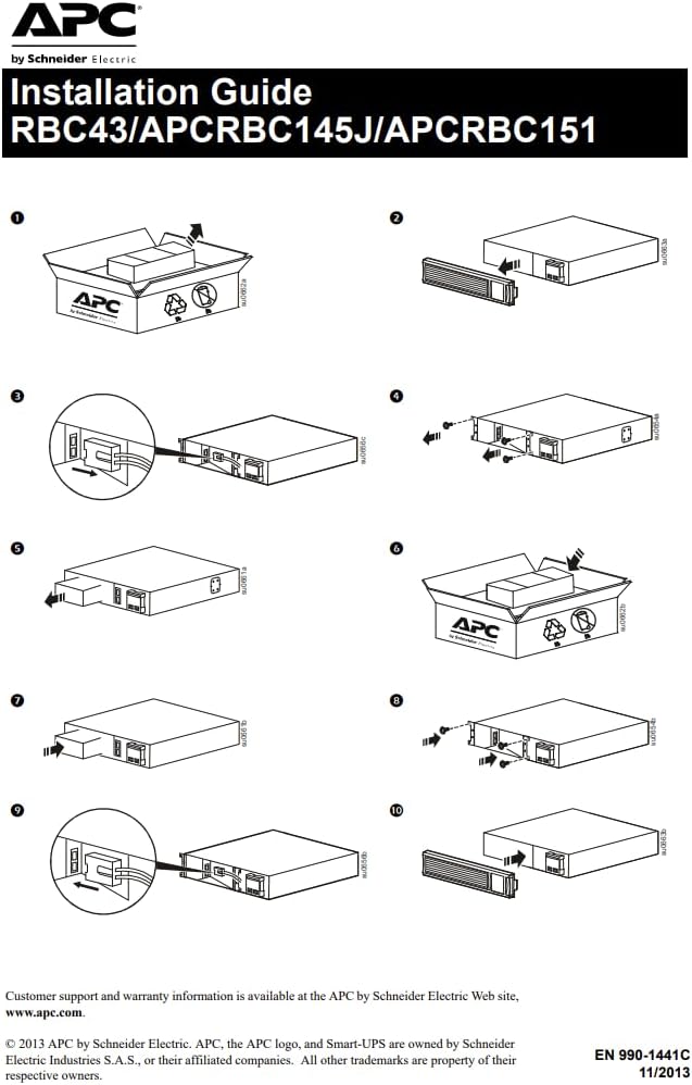 APC Replacement Battery Cartridge 