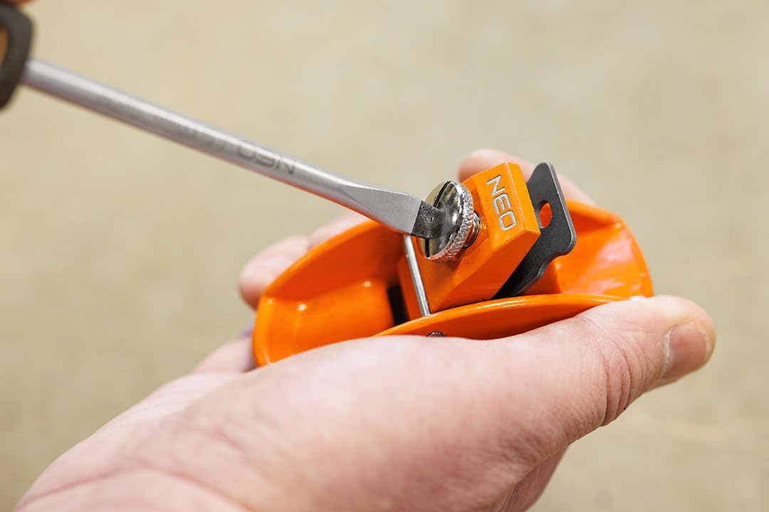 NEO TOOLS Mini Holzhobel Blockhobel Einhandhobel 89x35 mm Mini Handhobel, 65 MN Stahlklinge, Gusseis