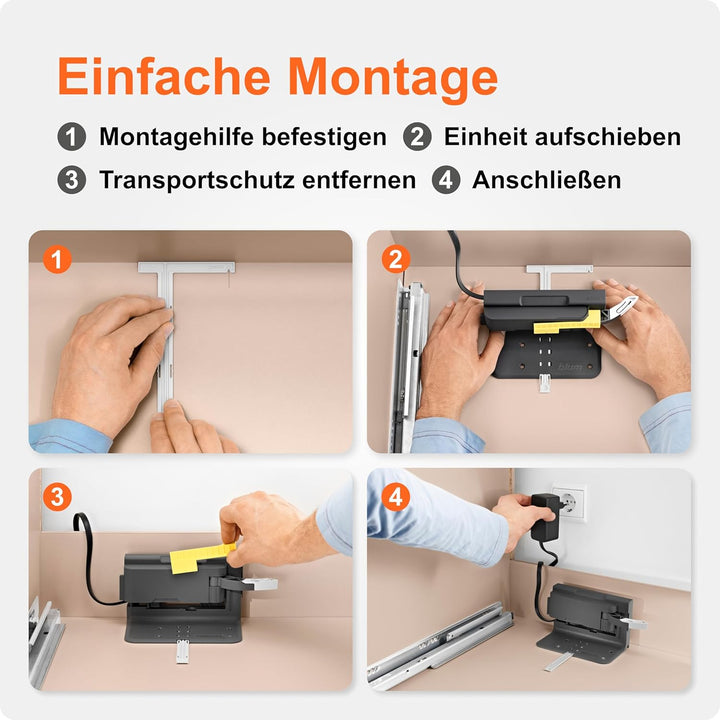 Blum SERVO-DRIVE uno Set für grifflose Küchen und stehende Mülllösungen, einfache Montage