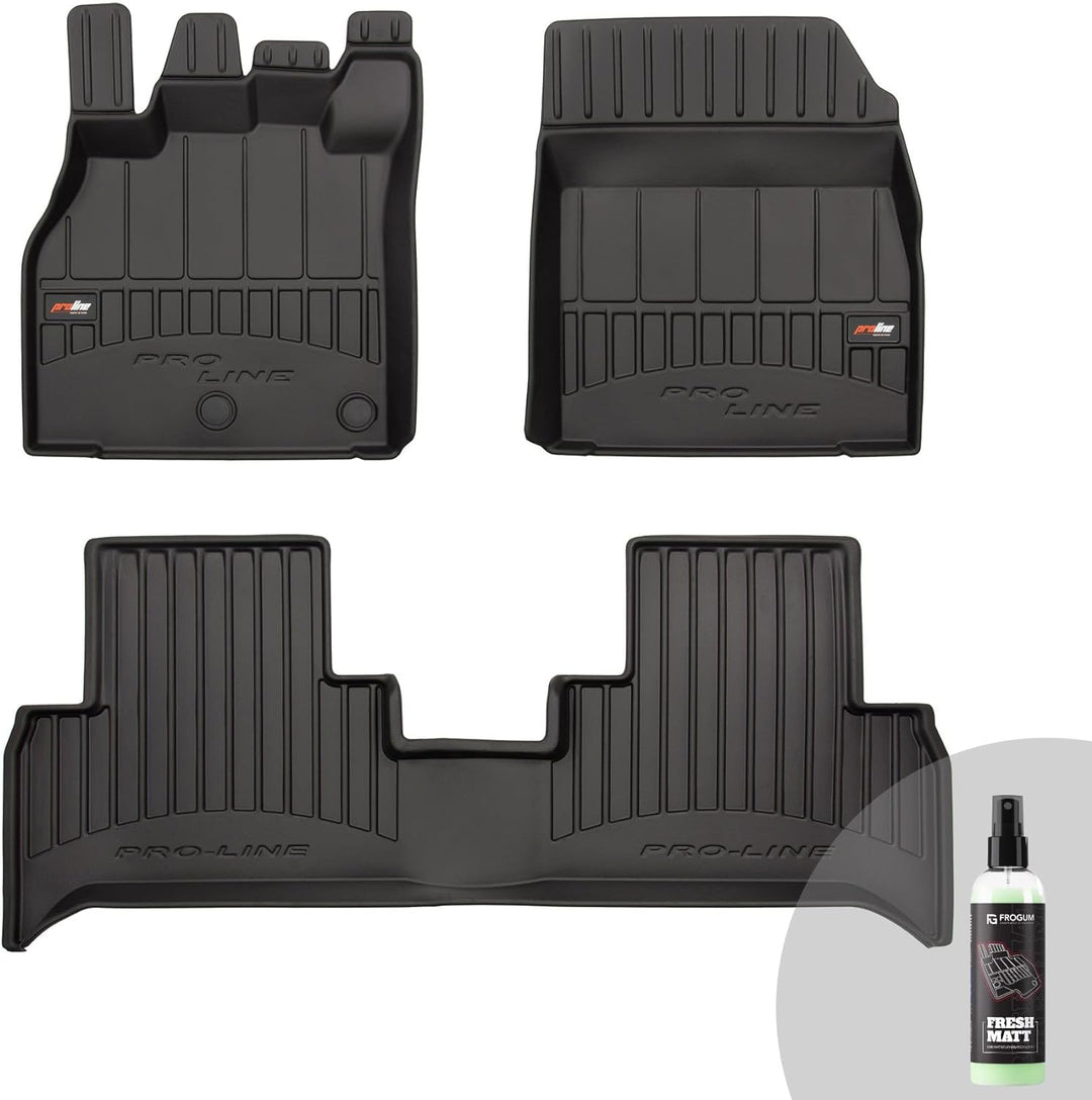 FROGUM ProLine 3D Gummimatten Exklusiven Auto Fussmatten Autofussmatten für Renault Grand Scenic II