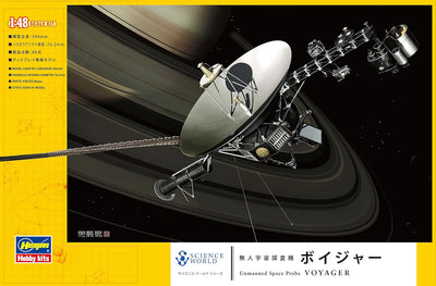 Hasegawa SW02-1/48 Unmanned Space Probe Voyager Modellbausatz, Mittel