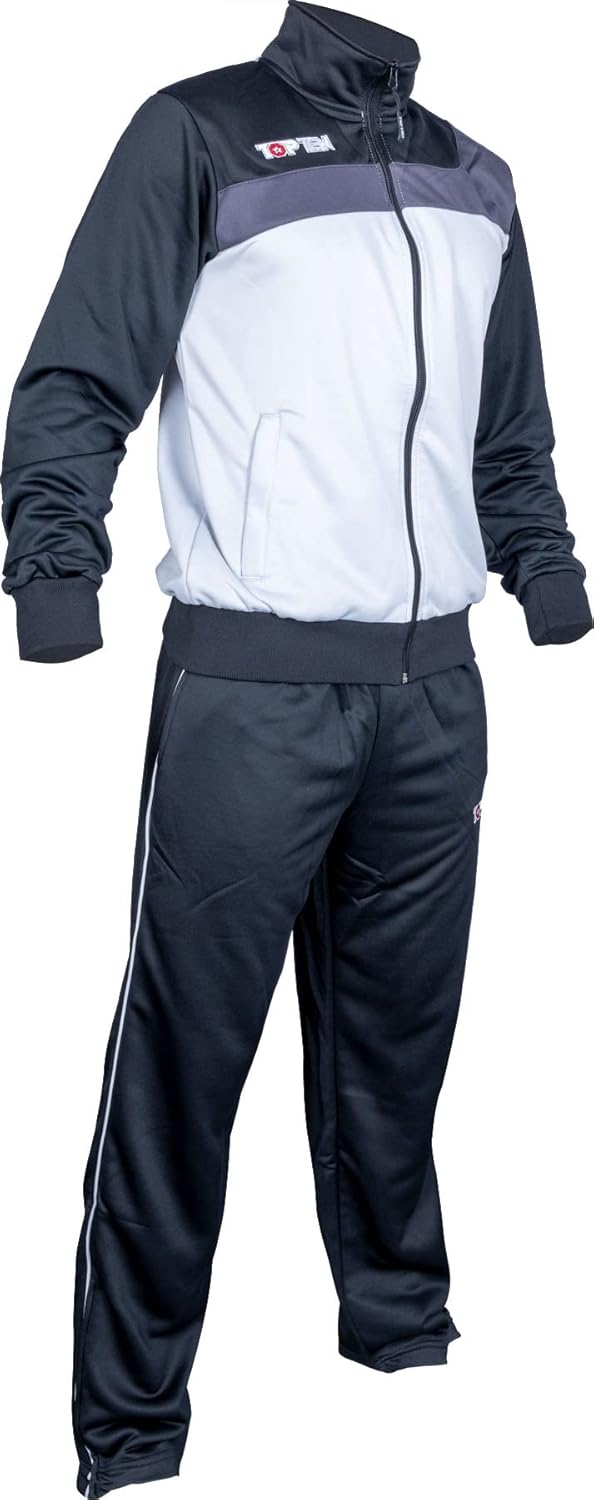 TOP TEN Fitnessanzug „Sporty“ Schwarz - Silber 164, Schwarz - Silber 164