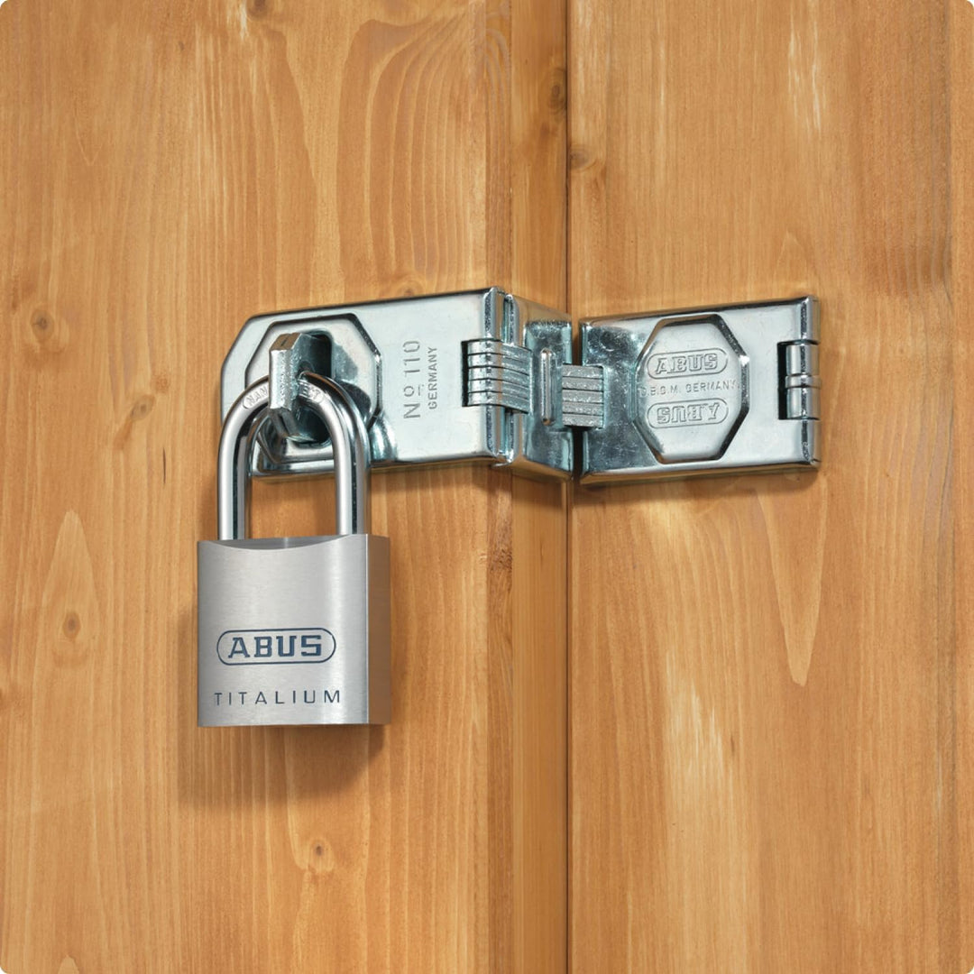 ABUS Titalium Vorhängeschloss 80TI/45 - Kellerschloss mit leichtem, massiven Schlosskörper aus Spezi