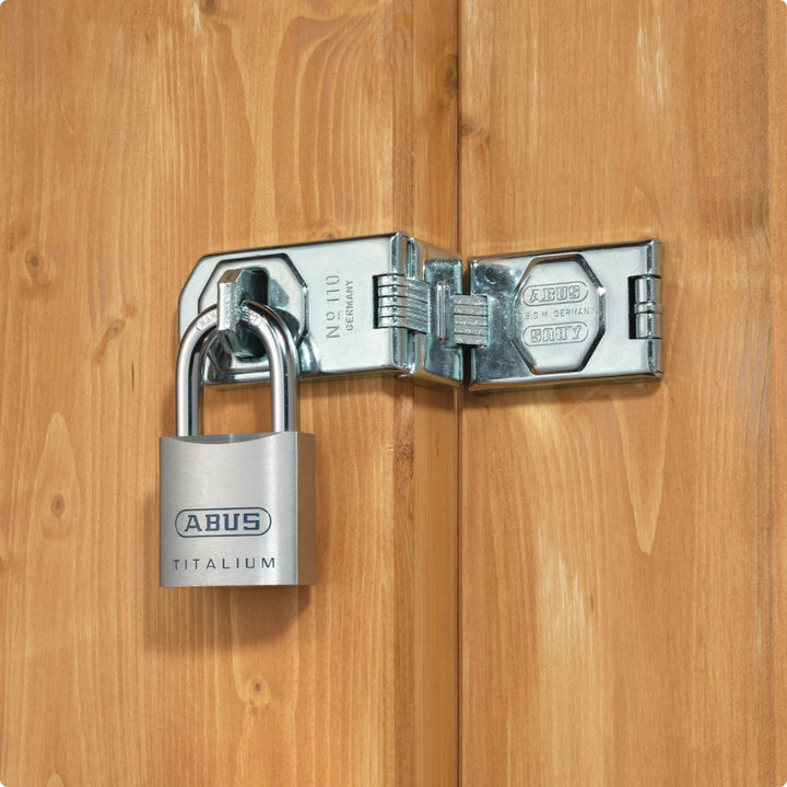 ABUS Titalium Vorhängeschloss 80TI/45 - Kellerschloss mit leichtem, massiven Schlosskörper aus Spezi