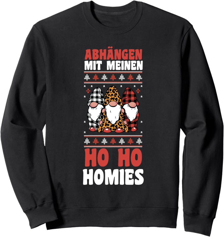 Weihnachtsmann Zwerge Gnome Weihnachten Sweatshirt