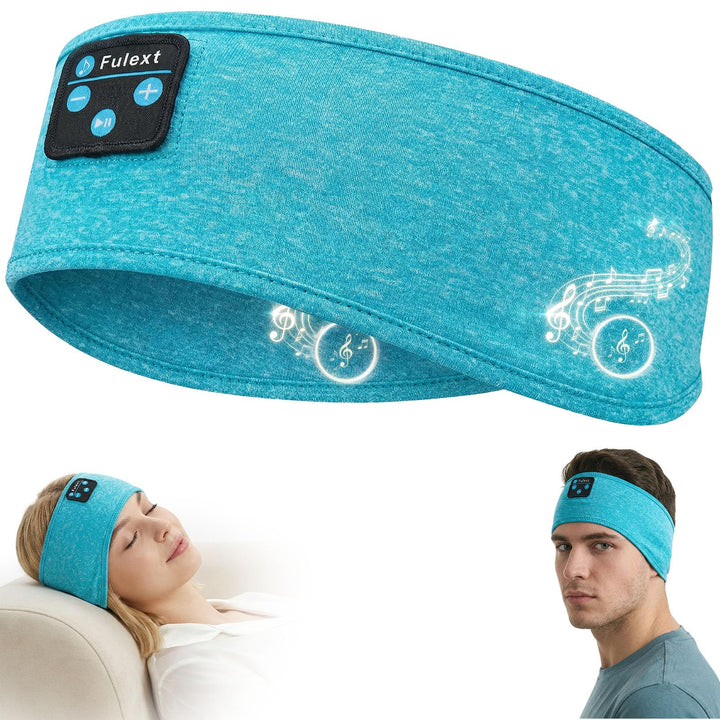 Schlafkopfhörer Bluetooth, Schlafkopfhörer Stirnband – weicher elastischer bequemer Stirnbandkopfhör