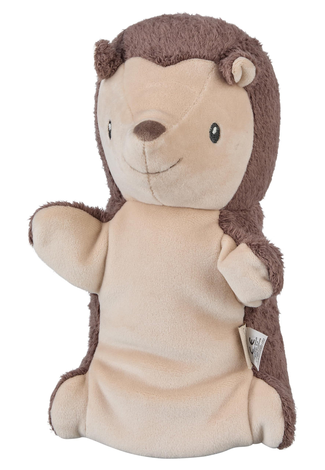 Sterntaler Handpuppe Igel, Kinder- und Babyspielzeug, weicher Flausch, wattiert mit Polyesterwatte,