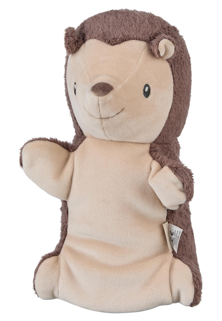 Sterntaler Handpuppe Igel, Kinder- und Babyspielzeug, weicher Flausch, wattiert mit Polyesterwatte,