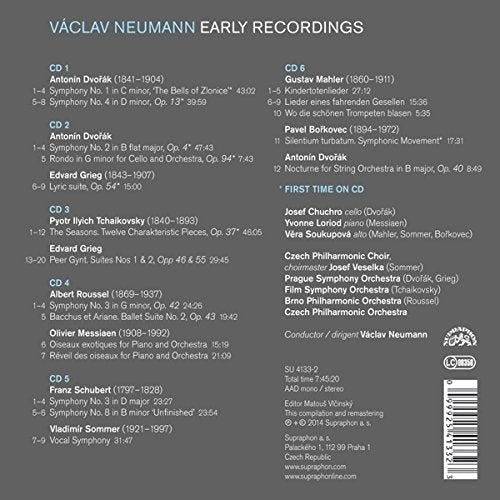 Vaclav Neumann - Frühe Aufnahmen, Audio-CD