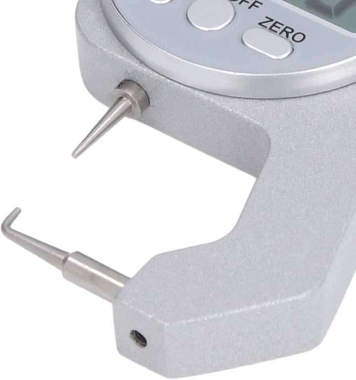 LiebeWH Dickenmesser 0-10 Mm Bereich LCD-Bildschirm Digitalanzeige Gekrümmte Spitze Mini-Dickenmesse