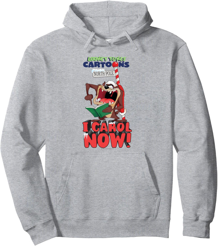 Looney Tunes Taz I Carol Now! Christmas Weihnachten Pullover Hoodie