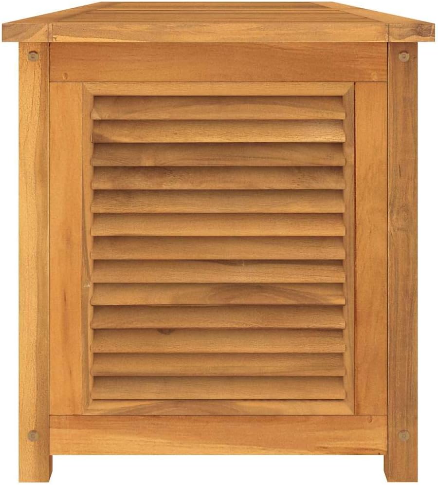 vidaXL Gartenbox, Auflagenbox mit Beutel Stauraum, 150x50x55 cm, Kissenbox Latten-Design, Aufbewahru