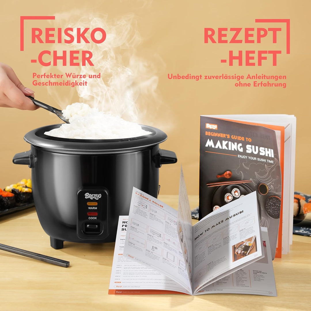 Sushi Maker set，sushi zubehör，sushi set zum selber machen ，DIY for Anfänger，kreative Hobbyköche