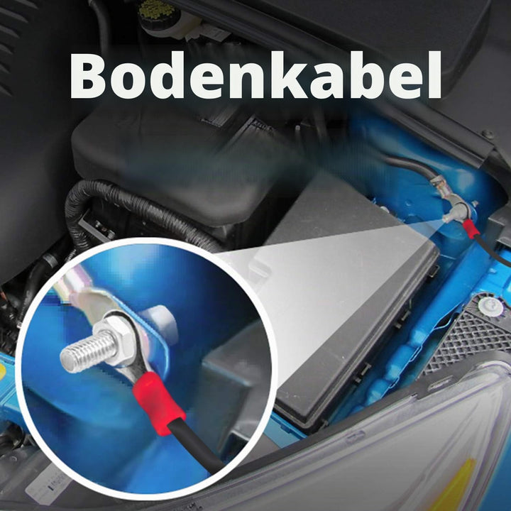 BOSS AUDIO KIT-10 4 Gauge 5,19 mm Auto Installations-Set Verstärker Endstufe Kabel Anschlusskabel Ci