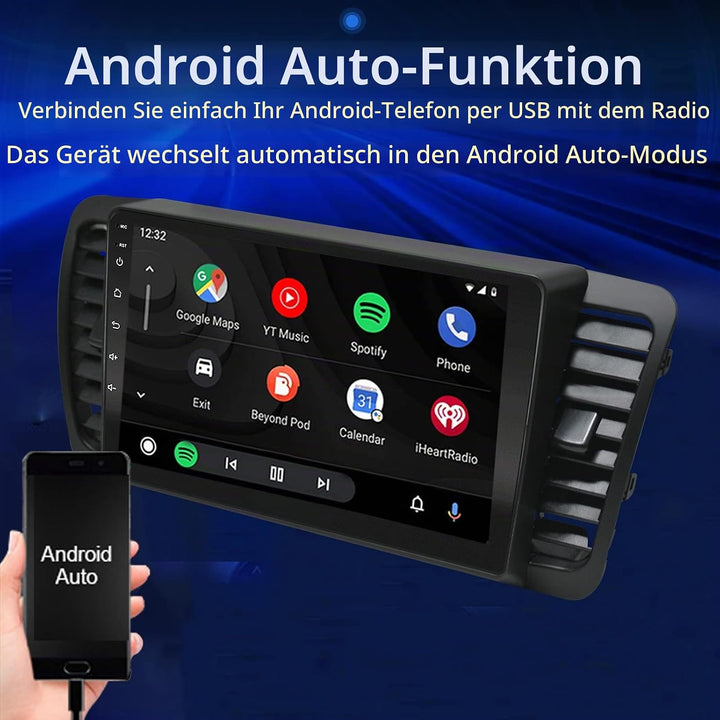 LEXXSON Carplay Radio Android Radio für Subaru Outback Legacy 2004-2009 mit 9 Zoll Touchscreen GPS W