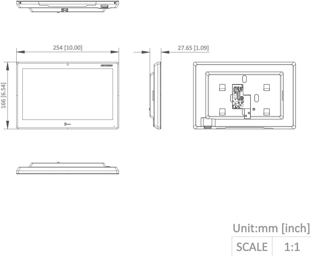 HikVisionAndroid Video Intercom Tablet:10-Zoll LCD écran tactile.Standard PoE.
