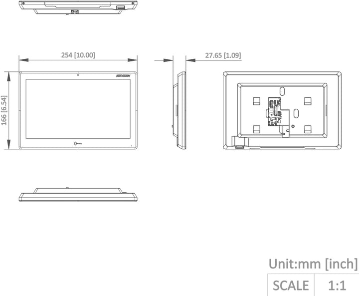 HikVisionAndroid Video Intercom Tablet:10-Zoll LCD écran tactile.Standard PoE.