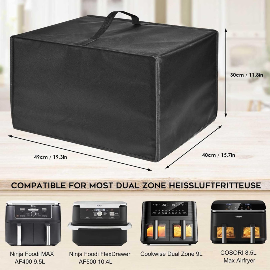 Hitzebeständige, Wasserdichte, Staubdichte Abdeckung für Ninja Foodi MAX Dual Zone Air Fryer AF400EU