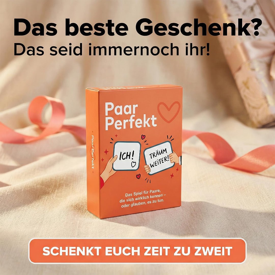Paar Perfekt – Das lustige Spiel für Paare zu zweit | Findet heraus wie gut Ihr euch kennt | Pärchen