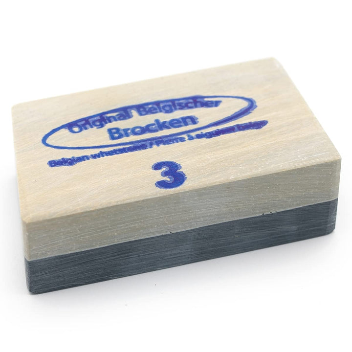 REMOS Gelber Belgischer Brocken Schleifstein - Nr. 3 Grösse 22-27 cm²