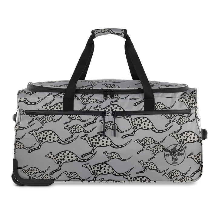 Chiemsee Jump N Fly Reisetasche auf Rollen, Unisex Weekender aus recyceltem PET, Grau, Grau