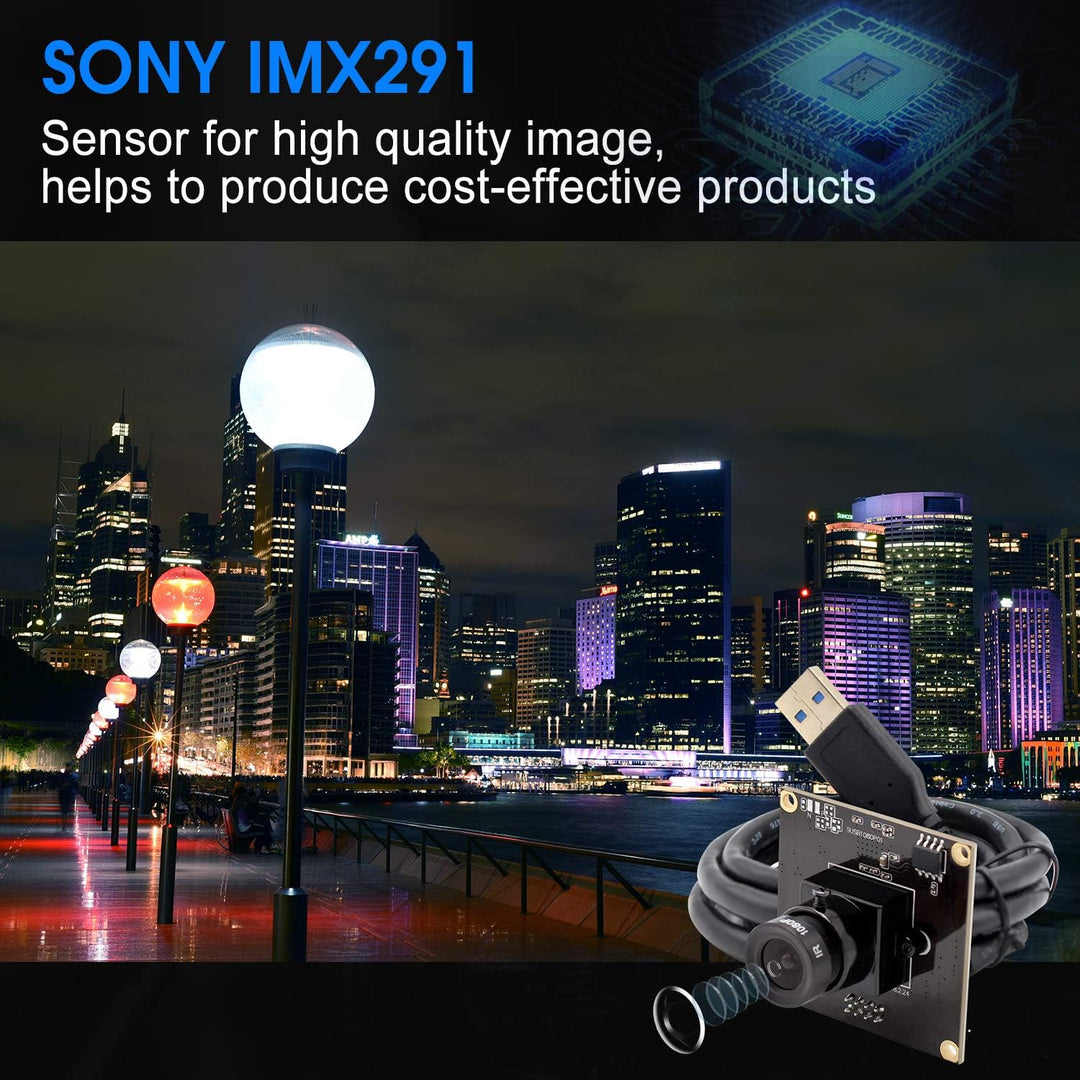 1080P Webcam Hochgeschwindigkeits USB3.0 USB Kameramodul mit IMX291 Sensor Minicam für industriell u