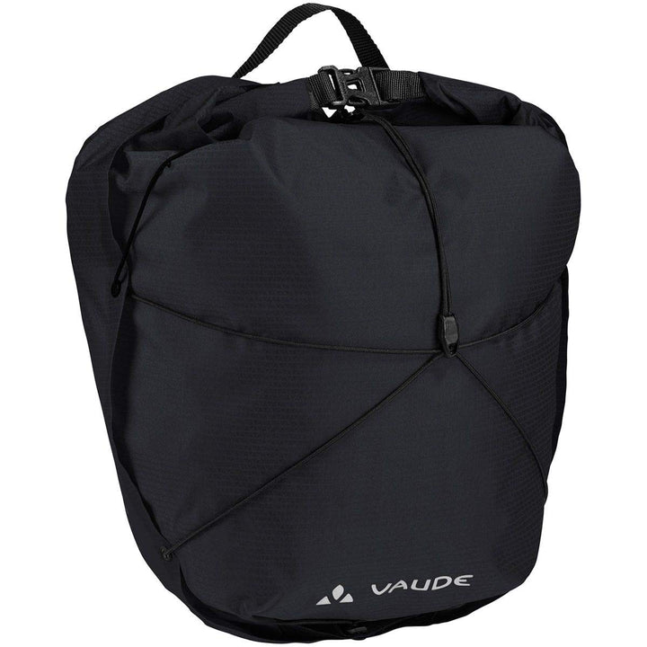VAUDE Vorderradtaschen Aqua Front Light, Ultraleichte Vorderradtasche zum Radfahren, Black, one Size