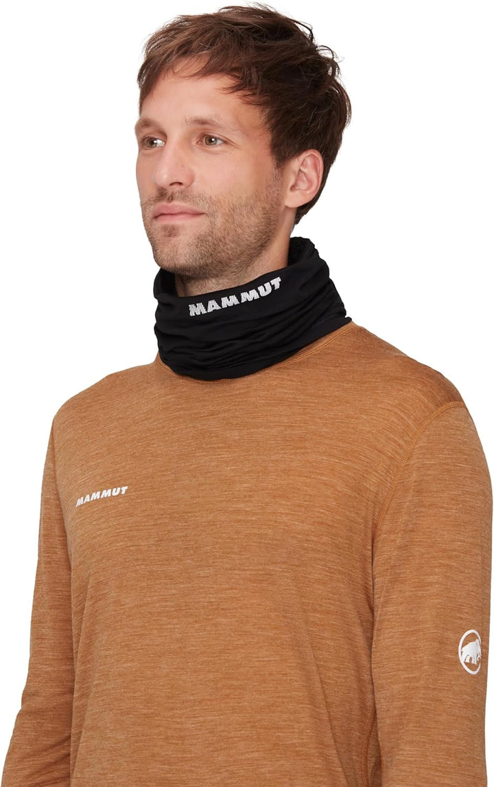 Mammut Herren Damen Unisex Loop Schlauchschal Halstuch Nackenwärmer Tree Wool Neck Gaiter 0001-1 Bla