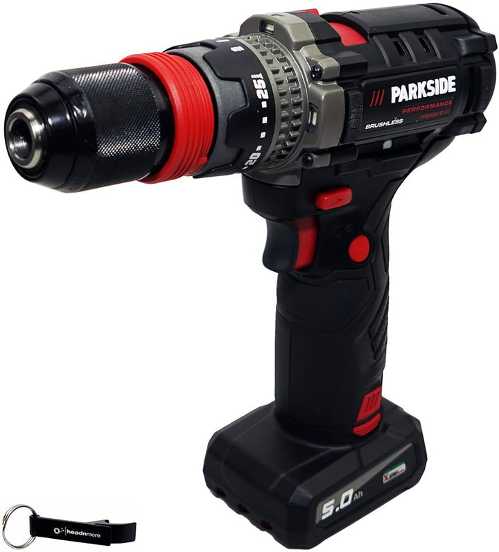 HEADNMORE® Bundle - PARKSIDE PERFORMANCE® 12V Akku Bohrschrauber PPBSSA 12 inkl. 5Ah Akku / 6A Ladeg