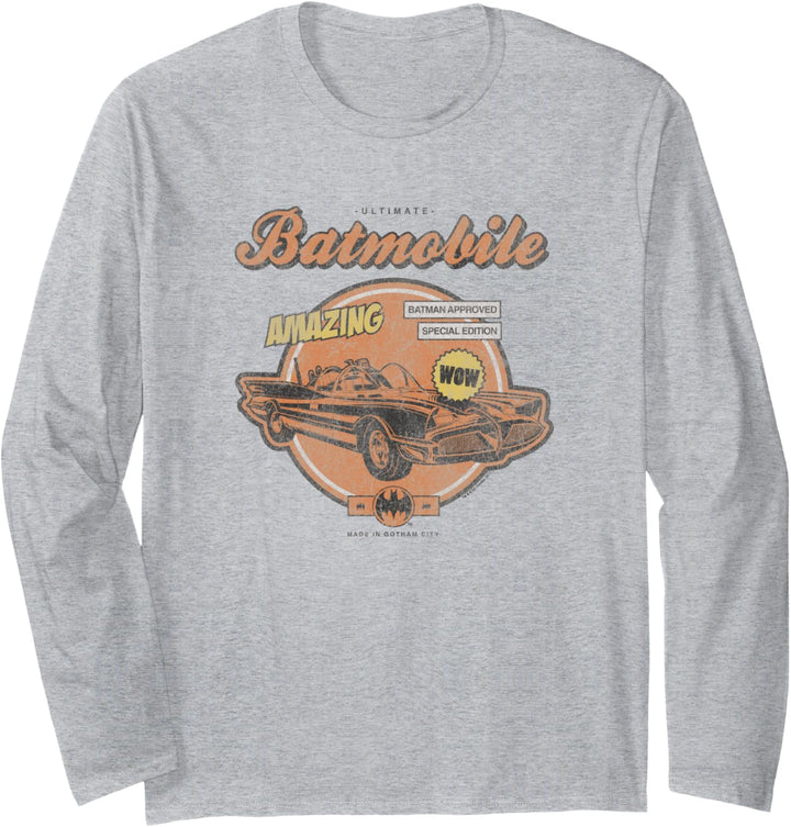 Batman Amazing Batmobile Langarmshirt