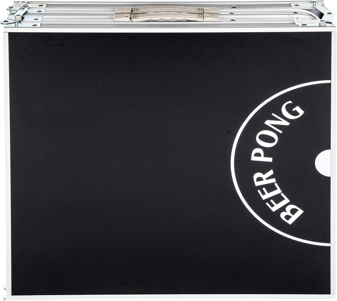 Beer Pong Tisch - Bier Pong Tisch aus Aluminium (höhenverstellbar und zusammenklappbar), für verschi