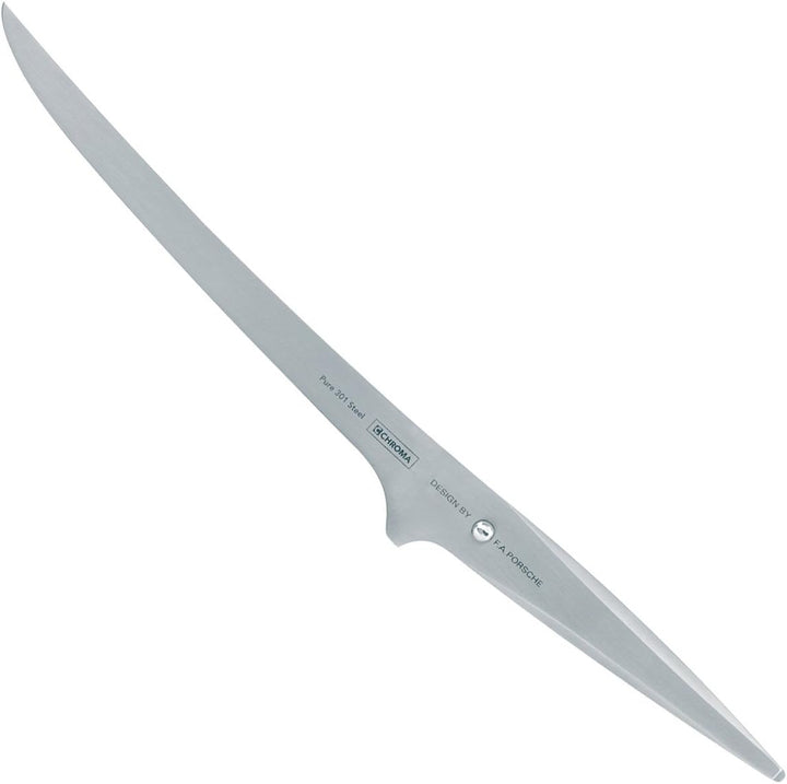 CHROMA Messer Type 301, flexibles Filitiermesser P-07 für Fleisch und Fisch, Design by F.A.Porsche,