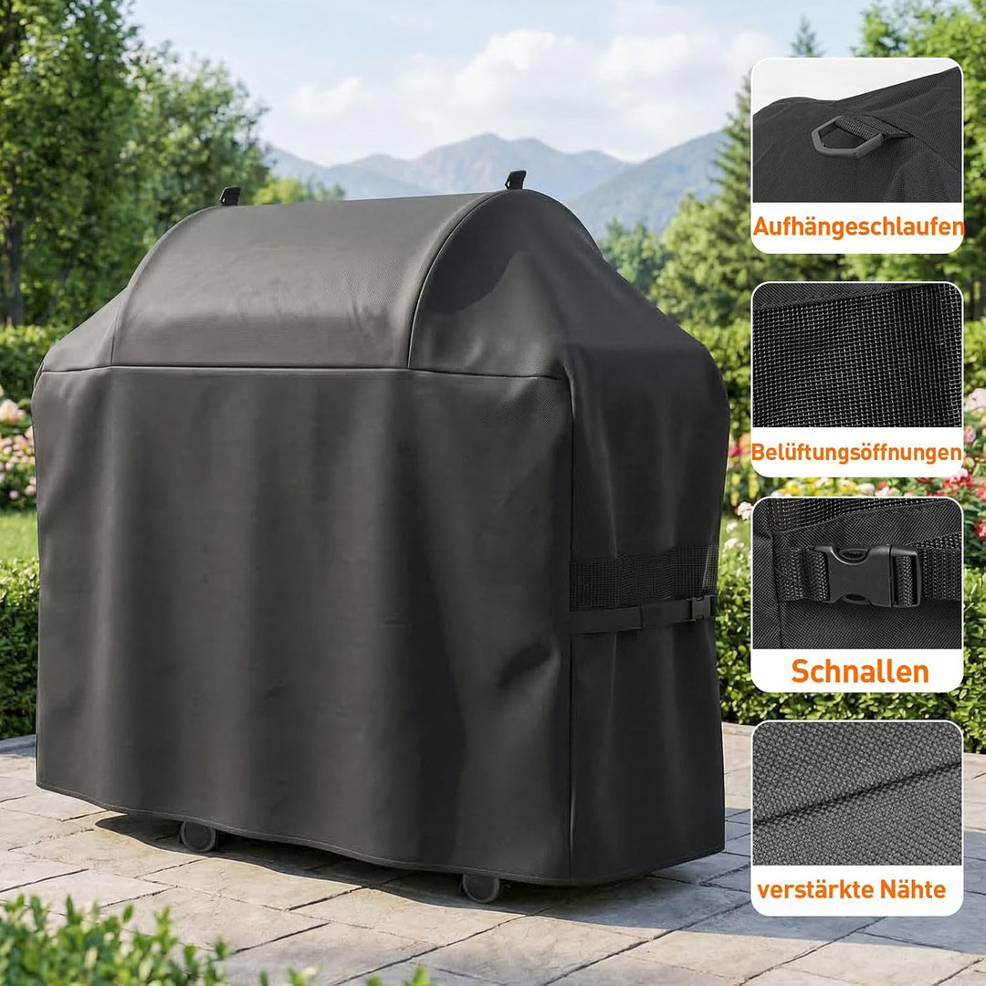 600D Grillabdeckung passend für Napoleon Rogue 425/525 61427/61527, 155x64x125CM Abdeckung Ersatz fü