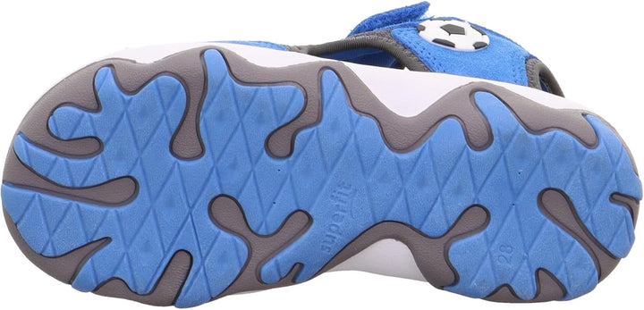 Superfit Jungen MIKE 3.0 Riemchensandalen 25 EU Blau Grau 8040, 25 EU Blau Grau 8040